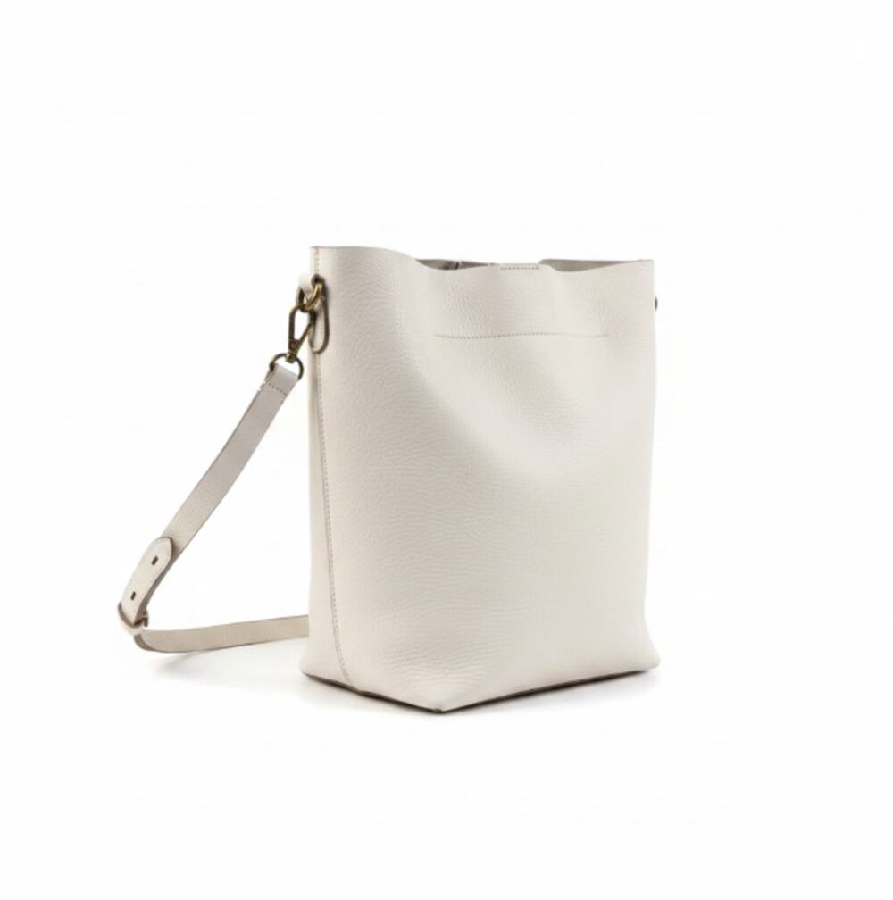 MADEWELL Transport Bucket Tote Bag Ivory/cream Everyday Timeless Classic Coastal